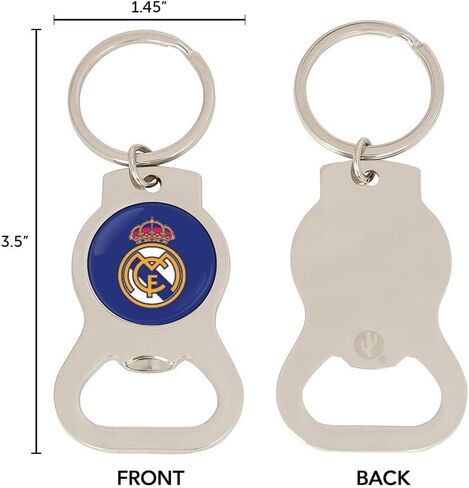 Desert Cactus Real Madrid FC Keychain Bottle Opener Los Blancos Madridistas Club Soccer Car Keys Official Fan Gear (Design A) in Saudi Arabia