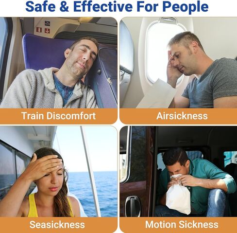 رقع دوار الحركة من إيشانكير، غير نعاس، 20 قطعة من رقع دوار البحر لأساسيات السفر البحرية، مقاومة للماء خلف الأذن للسيارة والطائرة والسفن، سريعة المفعول وتدوم طويلاً 72 ساعة in Kuwait