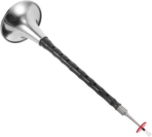 D Key Suona Traditional Chinese Wind Instrument, Black Resin Abs Silver-plated Bell, Corrosion-resistant and Crack-resistant Folk Music Instrument for Beginners and Professional in Kuwait