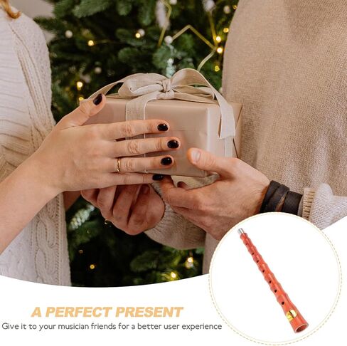 Professional Suona Replacement Rod D Tone, Rosewood Suona Tube Accessory with Protective Case, Folk Instrument Parts for Chinese Wind Performance in Kuwait