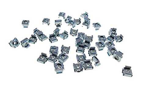 50 Pack #10-24 Self-Retaining Cage Nuts - 3/8" Panel Hole Size BFC7931-1024 in Kuwait