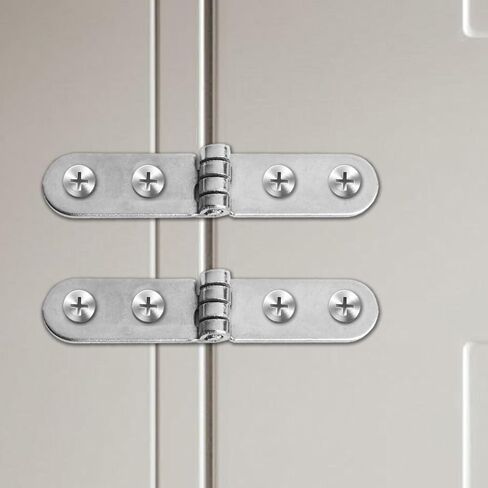 Strap Hinges Cabinet Hinge Repair Plate Set Butt Hinges Folding Flat Hinges with Screws Metal Hardware 4 Pack in Saudi Arabia