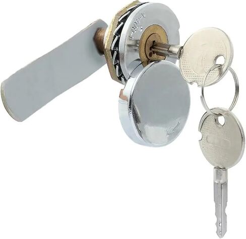 Zinc Alloy Door Lock Mechanical Hardware with Key Cam Cabinet 1Pcs in Saudi Arabia