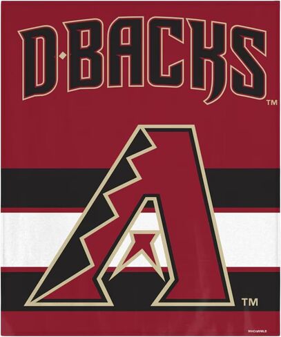 Licensed MLB Ultra Soft Coral Fleece Plush Throw Blanket 50" x 60" (Arizona Diamondbacks) in Saudi Arabia