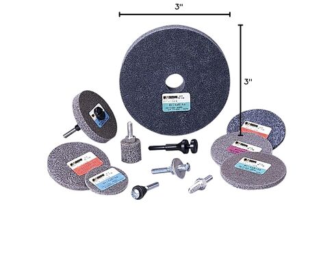 Standard Abrasives A/O Unitized Wheel 873135, 731 3 in x 1/4 in x 1/4 in in Kuwait