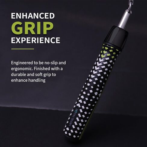 Hererope Weighted Jump Ropes for Men & Women, 1/2 LB Jump Rope Weighted With Ball-bearing, No-Slip Grip, Durable Steel Cable, Heavy Jump Rope Designed for Fitness, High-Intensity Strength Workouts, crossfit in Kuwait