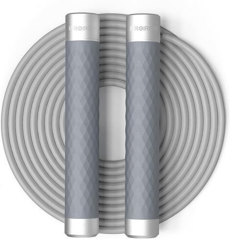 PROIRON Jump Rope Double Weighted Skipping Rope 360° Swivel Ball Bearings Tangle-Free Double Fat Burning with Aluminum Handle Heavy Jump Rope for Endurance Weight Lose Crossfit MMA Cardio & Workouts in Saudi Arabia