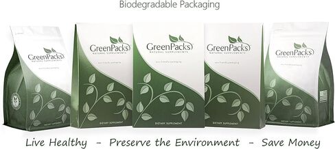 GreenPacks® أرز الخميرة الحمراء العضوي، 1200 مجم. per Serving (600 mg. per Capsule) Supplement - 400 Capsules in Saudi Arabia