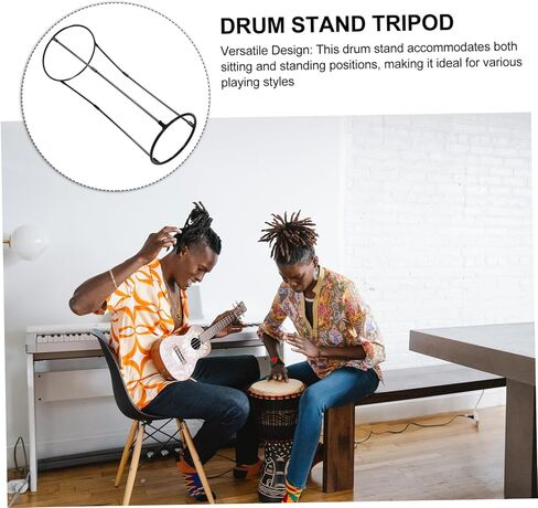 Adjustable Carbon Steel African Drum Stand for Adults Portable Djembe Holder Stable Feet for Beginners and Performances in Saudi Arabia