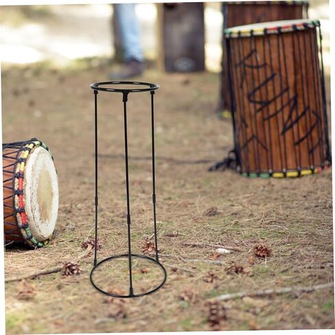 Adjustable Carbon Steel African Drum Stand for Adults Portable Djembe Holder Stable Feet for Beginners and Performances in Saudi Arabia