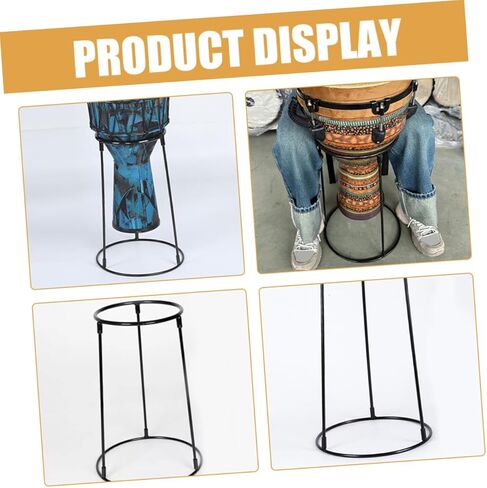 BESPORTBLE Portable African Drum Holder Stand for Beginners Support for Drums Reliable Performance Display Hardware for Congo and African Percussion Instruments in Saudi Arabia