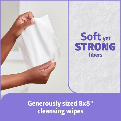 Medline ReadyBath Fresh Unscented Shower Wipes, 240 Count, No-Rinse Bath Wipes, Hypoallergenic, pH-Balanced, Unscented and Alcohol-Free in Kuwait