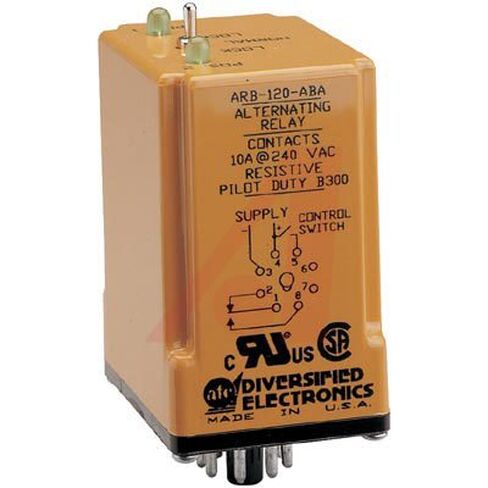 ATC ARB-120-ABA Duplexor Alternating Relay, 120 VAC, SPDT in Kuwait