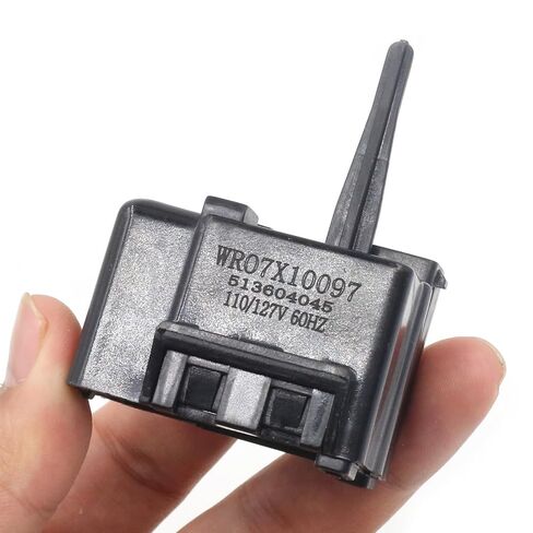 WR07X10097 Refrigerators Relay and Overload Assembly Compatible with GE Refrigerators Replaces 1265640 AP4300623 PS1766101 513604045 in Saudi Arabia