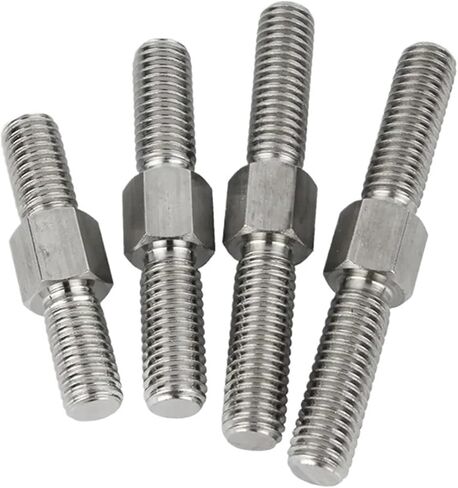Double End Threaded Screw Rod M3 M4 M5 M6 M8 M10 M12 M14 M16 A2 304 Stainless Steel Double End Studs Bolt Left and Right Thread Screw Rod Stud Bolt(M5-5PCS,60mm) in Saudi Arabia
