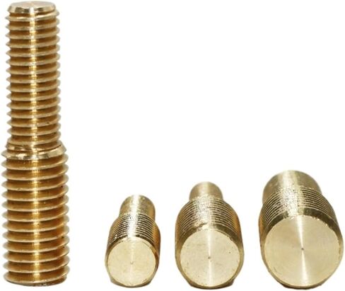 Double End Threaded Screw Rod Brass Double Head Transfer Screw M3 M4 M5 M6 M8 M10 M12 Thread Adapter Male to Male Conversion Copper Security Bolt(M4x8 to M5x8(5pcs) in Saudi Arabia