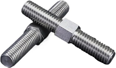 Double End Threaded Screw Rod Left and Right Thread Double End Thread Rod M12 Positive and Negative Thread Bar Stud Bolts Screw 304 Stainless Steel(M12x80mm-1pcs) in Saudi Arabia