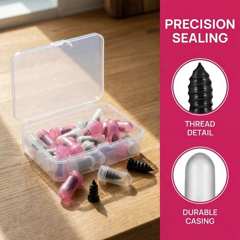 BESPORTBLE Tire Repair Rubber Nails Kit - 42pcs 2026 New Heavy Duty Vacuum Tire Repair Kit with Screwdriver, Screw-in Rubber Plug for Car Motorcycle Truck, Fast Self-Service Puncture Tool, 2 Sizes in Saudi Arabia