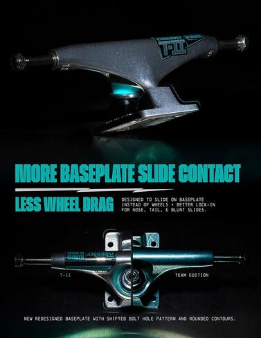 Thunder Skateboard Trucks T-II Voltage 148 (8.25") Dark Grey in Kuwait