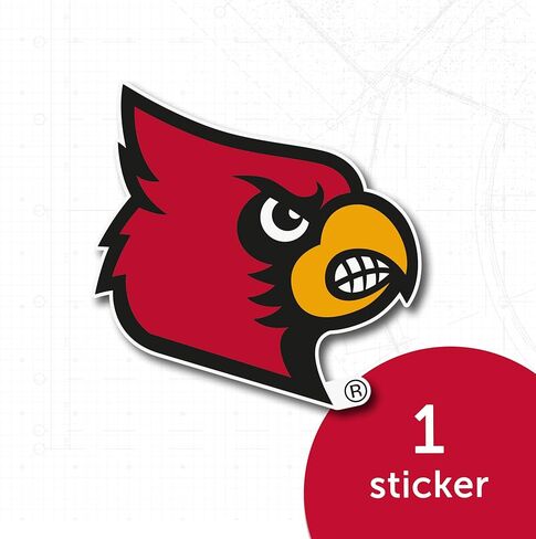 Desert Cactus University of Louisville Sticker U of L Cards Cardinals Vinyl Decal Laptop Water Bottle Car Scrapbook (IND 1) in Kuwait
