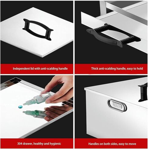 Double-Tier Rice Noodle Rolls Machine, Commercial and Home Use Cheung Fun Changfen for Chinese Cheung Fun Recipes Cookware- in Kuwait