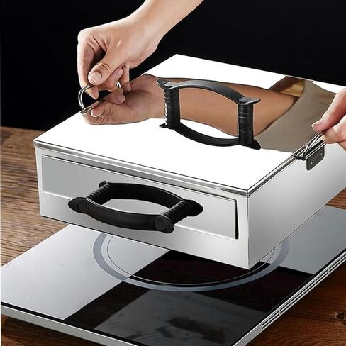 Double-Tier Rice Noodle Rolls Machine, Commercial and Home Use Cheung Fun Changfen for Chinese Cheung Fun Recipes Cookware- in Kuwait