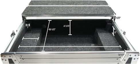 Harmony Audio HCDDJSRLT Flight Glide Laptop Stand Tray DJ Custom Case Compatible with Pioneer DDJ-SR2 Controller (V2) in Saudi Arabia