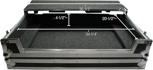 Harmony Audio HCDDJSZWLT Flight Glide Laptop Stand DJ Custom Case Compatible with Pioneer DDJ-RZ in Saudi Arabia