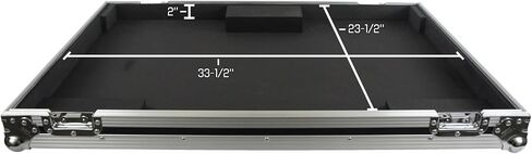 Harmony Audio Cases Compatible With Allen & Heath QU-32 Digital Mixer HCAHQU32 Flight DJ Road Custom Case in Saudi Arabia