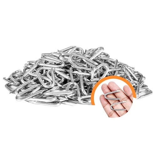 Wire Fencing Staples 200 pcs, Galvanized U Shaped Fasteners Nails for Wire Mesh Fencing Wood Fencing Barbwire Fence in Kuwait