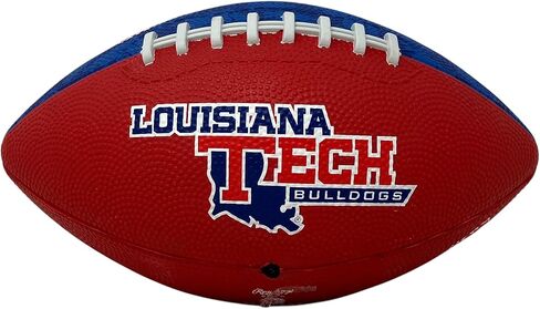 Rawlings NCAA Gridiron Junior-Size Youth Football, Louisiana Tech, One Size, Team Colors in Saudi Arabia