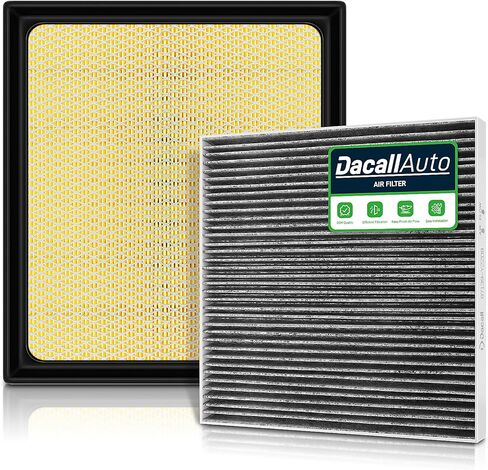 Engine & Cabin Air Filter Set for Toyota Tacoma V6-3.5L (2016 2017 2018 2019 2022 2021 2022 2023). Replace 17801-0P100, 87139-YZZ09 in Kuwait