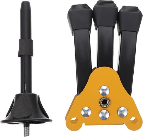 حامل فلوت كلارينيت قابل للطي مع قاعدة صفراء حامل فلوت موثوق به لآلات النفخ الخشبية وحامل ثلاثي القوائم المحمول وإكسسوارات الكلارينيت in Kuwait