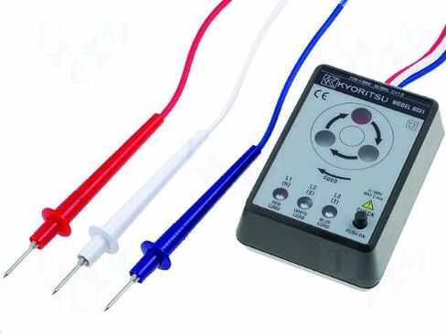 Kyoritsu 8031 Standard Type Phase Indicator, 110-600 VAC Voltage, 50/60Hz in Saudi Arabia