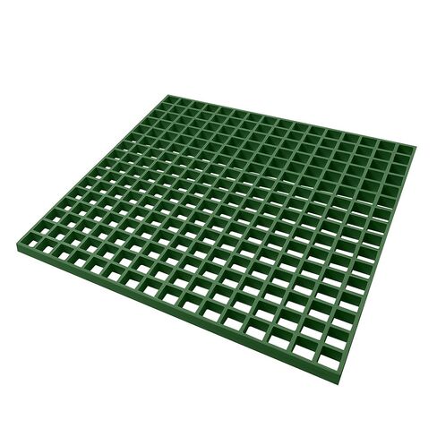 Agfabric 10.8inx10.8in الألياف الزجاجية مقولبة لغطاء الأرضية ، وغسل السيارات ، المصنع الصناعي ، مقاوم للارتداء ، مقاوم للتآكل ， الصدأ ، 1 '' '، الأخضر ، 1pc in Kuwait