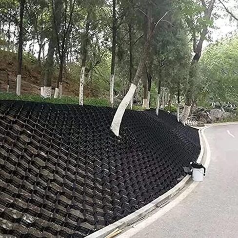 Durable Gravel Ground Grid2 Honeycomb Geo Grid for Driveway Garden Shed Base Mat Mud Control Mesh HeavyDuty Outdoor Walkway Grate in Kuwait