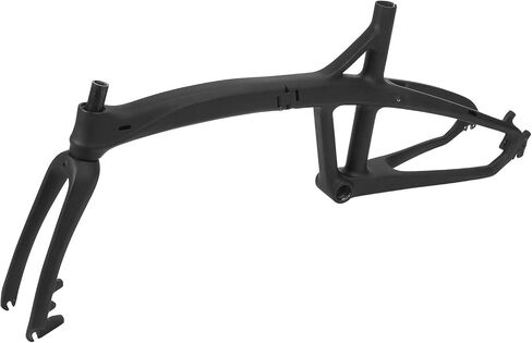 T800 Front Fork Lightweight Cycle Frameset, 20 Inch Disc Brake Frameset, Enhanced Vibration Absorption Frame with Durable Build, Ideal for Road & Mountain Bike Upgrade in Kuwait