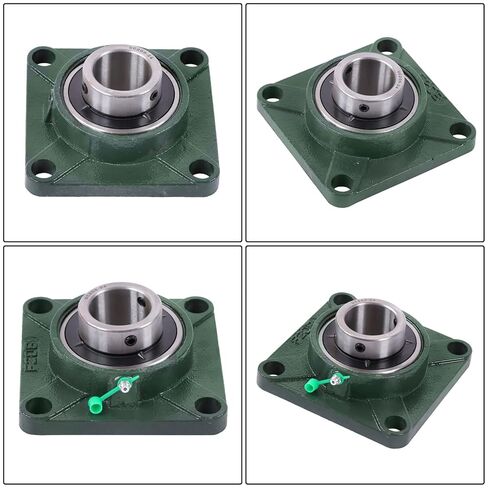 findmall UCF208-24 Pillow Block Bearing 1-1/2" 4-Bolt with Seat Bearing, 10 PCS Heavy Duty Self-Aligning in Saudi Arabia