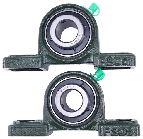 2X 7/8" Pillow Block Mounted Ball Bearings UCP205-14 UCP205-14R3 2-Bolt 3 Lips Seal Solid Base in Saudi Arabia