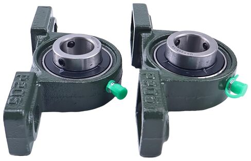 2X 7/8" Pillow Block Mounted Ball Bearings UCP205-14 UCP205-14R3 2-Bolt 3 Lips Seal Solid Base in Saudi Arabia