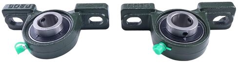2X 7/8" Pillow Block Mounted Ball Bearings UCP205-14 UCP205-14R3 2-Bolt 3 Lips Seal Solid Base in Saudi Arabia