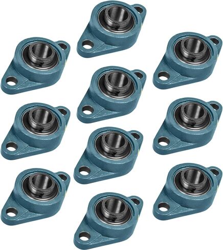 10 Pcs Premium UCFL 205-16 Self-align 2 Bolt Flange Pillow Block Bearing 1 inch in Saudi Arabia