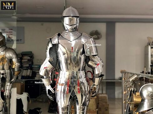 NauticalMart Plate Armor Medieval Knight Wearable Full Suit of Armor LARP Halloween Costume in Saudi Arabia