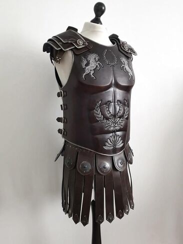 NauticalMart Roman Armor and Pauldrons Fantasy Leather Armour Costume for LARP and Cosplay in Saudi Arabia