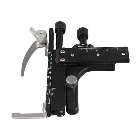 Professional Microscope Moveable Stage High Accurate Caliper for Convenient Slice Movement for Laboratory Scientists Plastic and Metal in Saudi Arabia