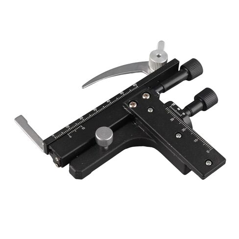 Professional Microscope Moveable Stage High Accurate Caliper for Convenient Slice Movement for Laboratory Scientists Plastic and Metal in Saudi Arabia
