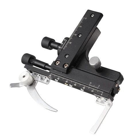Professional Microscope Moveable Stage High Accurate Caliper for Convenient Slice Movement for Laboratory Scientists Plastic and Metal in Saudi Arabia