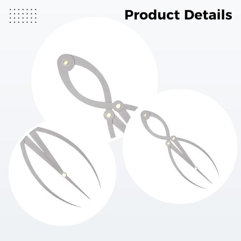 Microblading Makeup Eyebrow Caliper, Stainless Steel Ruler, Three-Point Positioning Measure Tool, Balanced Face Eyebrow Division, Portable Design For Tattoo in Saudi Arabia