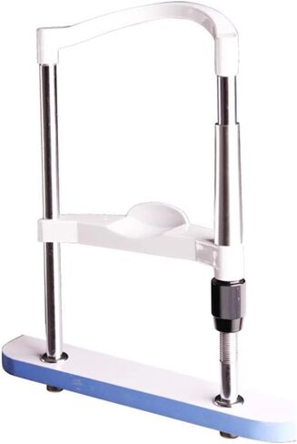 Vision Training Forehead Bracket, Optometry Lifting Chin Bracket, Curved Ergonomic Chin Support, Adjustable Height, for Auto Refractometer, Vision Training, Optical Instrument in Saudi Arabia
