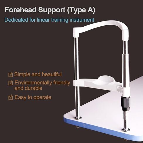 Optometry Lifting Chin Bracket, Forehead Support Optometry Accessories, Curved Ergonomic Chin Support for Auto Refractometer, Vision Training, Optical Instrument in Kuwait